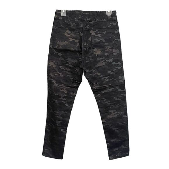 Bevy Flog Shely Black Camo Joggers Drawstring 27 - Picture 3 of 7